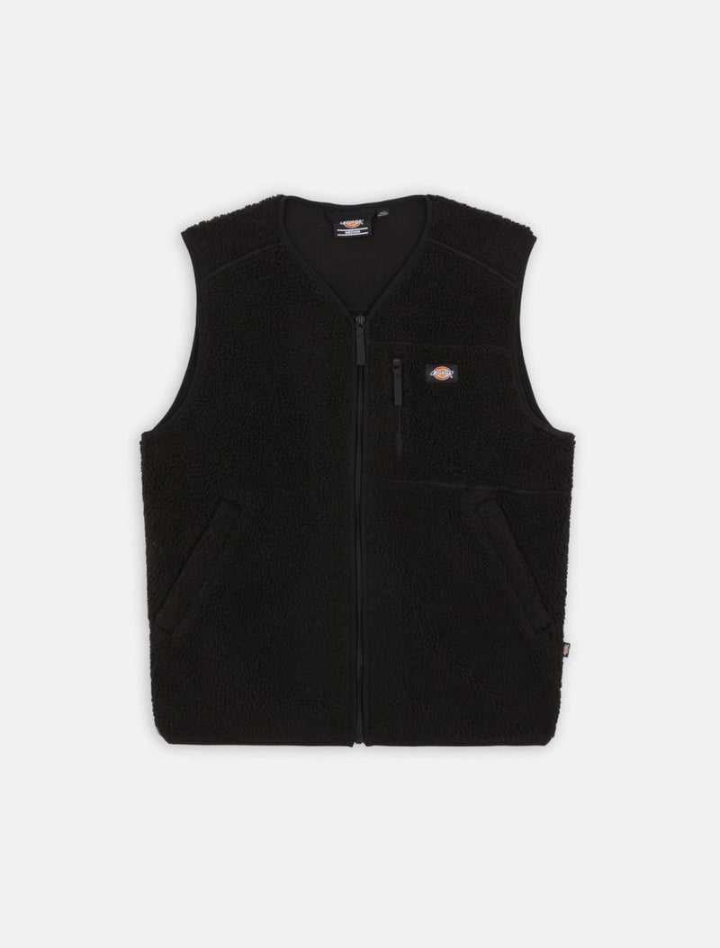 Load image into Gallery viewer, Dickies Men&#39;s Mount Hope Vest Fleece Black DK0A4YEGBLK
