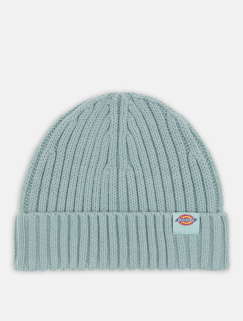 Load image into Gallery viewer, Dickies Unisex Lockwood Beanie Hat Blue Surf DK0A4Z2OJ59
