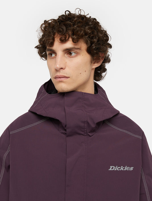 Dickies Men's Ronan Anorak Jacket Plum DK0A4Z39J56