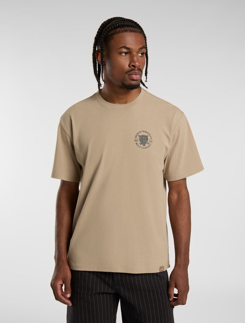 Load image into Gallery viewer, Dickies Men&#39;s Wrench T-Shirt Desert Sand DK0A4ZAR0DS1
