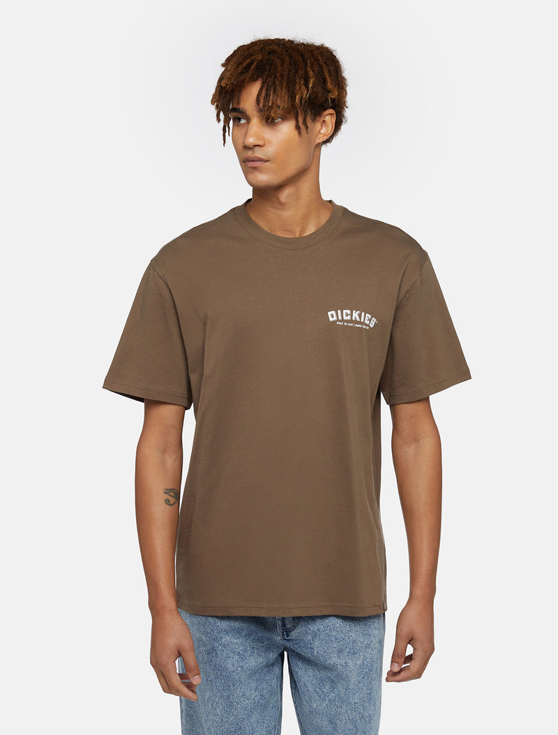 Load image into Gallery viewer, Dickies Men&#39;s Builder Short Sleeve T-Shirt Brown DK0A85SYMR11
