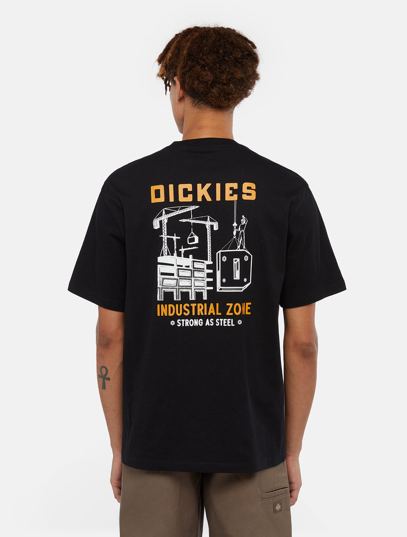 Load image into Gallery viewer, Dickies Men&#39;s Industrial Zone Short Sleeve T-Shirt Black DK0A8639BLK1
