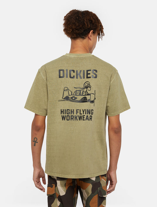 Dickies Men's High Flying Workwear T-Shirt Khaki DK0A863A0IP1