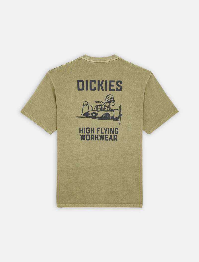 Load image into Gallery viewer, Dickies Men&#39;s High Flying Workwear T-Shirt Khaki DK0A863A0IP1
