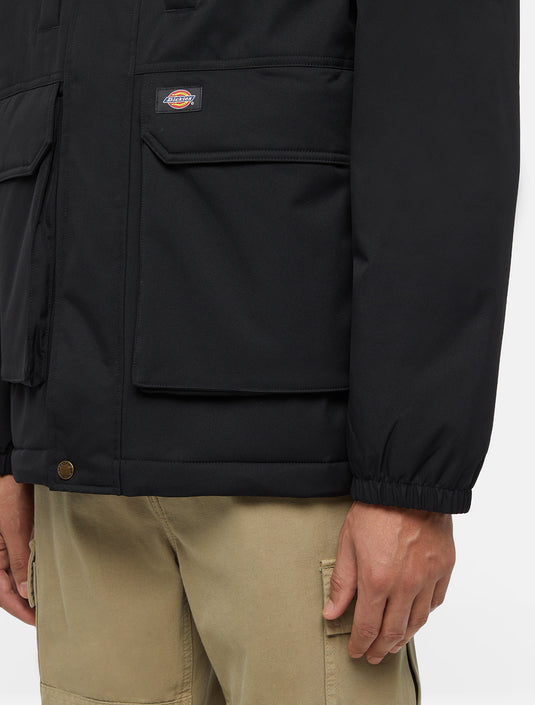 Dickies Men's Plains Coat Jacket Black DK0A8658BLK