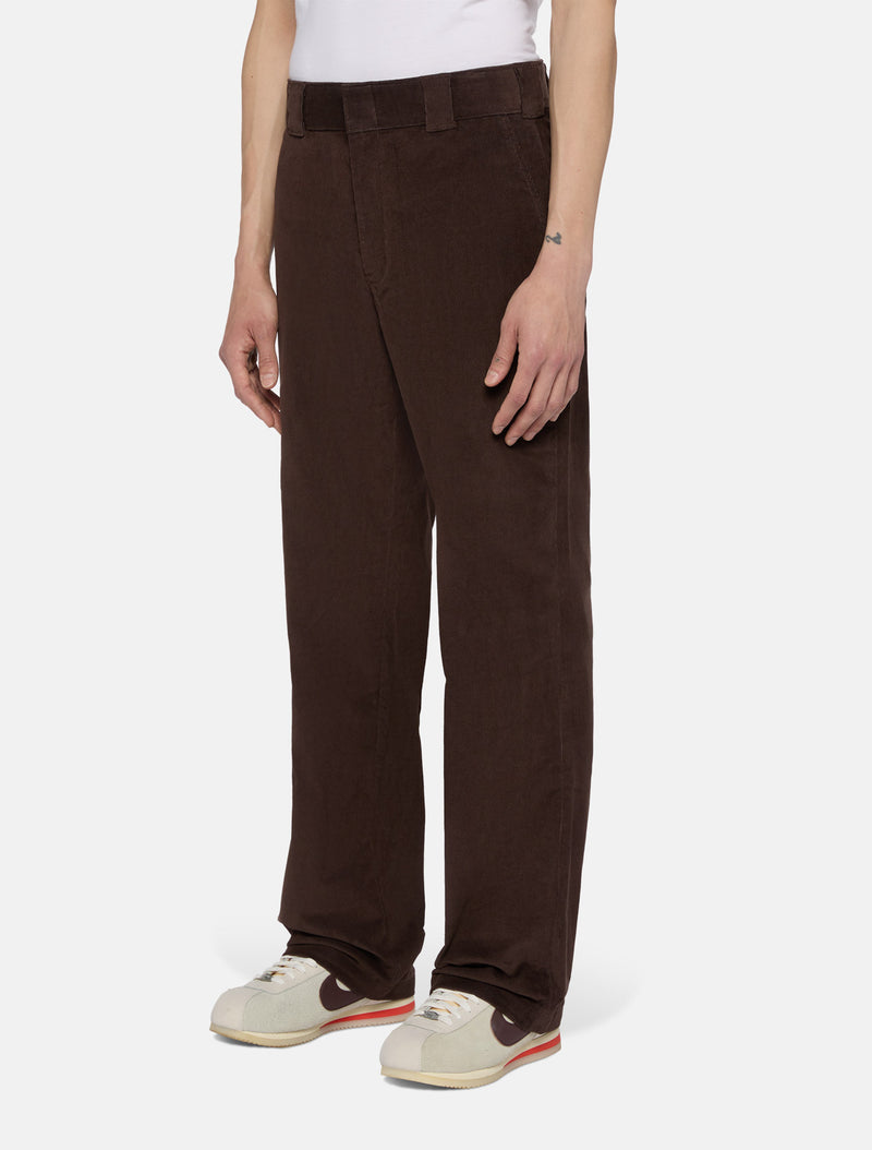 Load image into Gallery viewer, Dickies Men&#39;s Corduroy 874 Pants Chocolate Brown DK0WPR220CB
