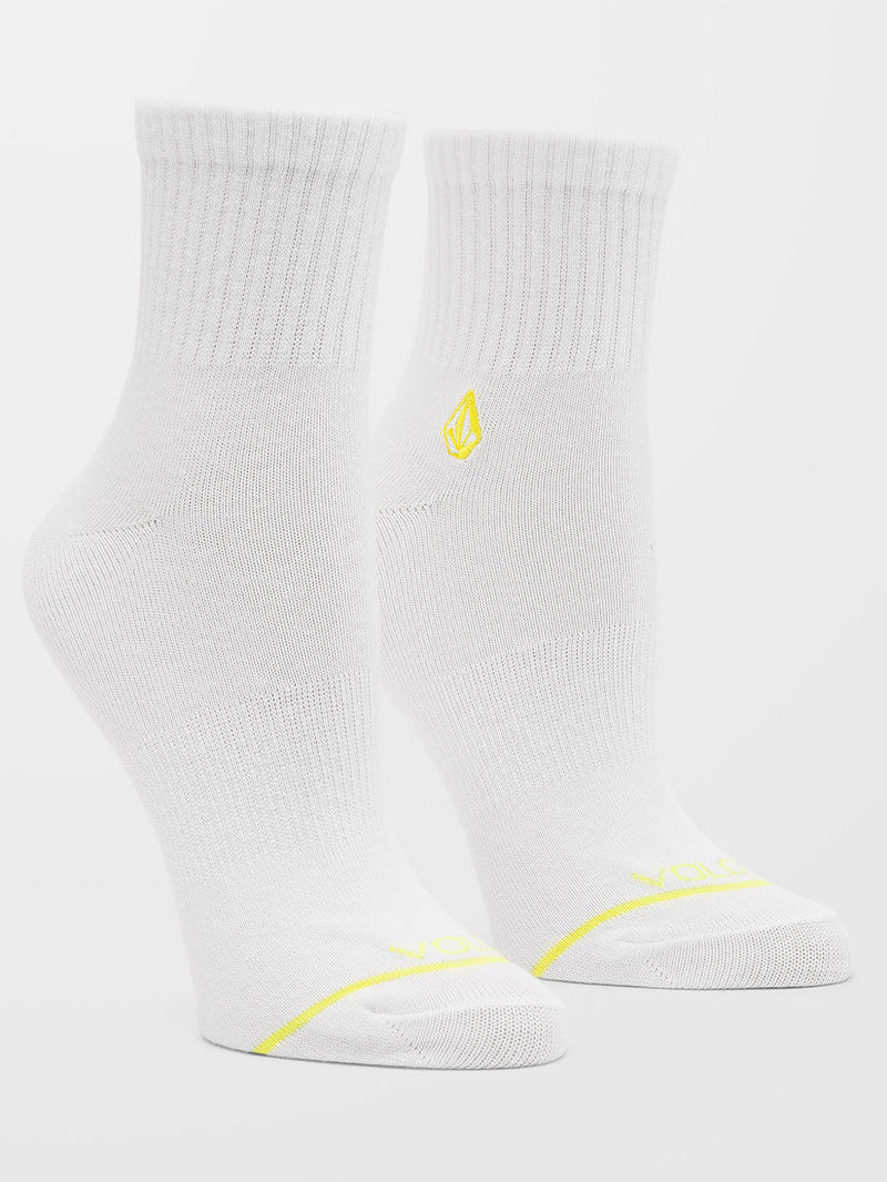 Load image into Gallery viewer, Volcom Women&#39;s The New Crew Sock (3 Pack) Assorted E6322400_AST
