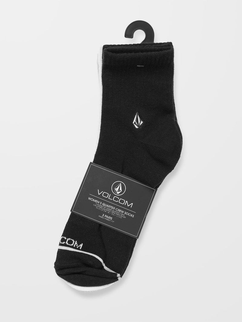 Load image into Gallery viewer, Volcom Women&#39;s The New Crew Sock (3 Pack) Assorted E6322400_AST
