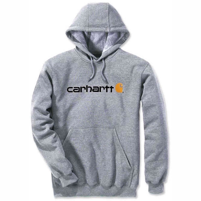 Load image into Gallery viewer, Carhartt Men&#39;s Logo Graphic Hoodie Grey 100074-034
