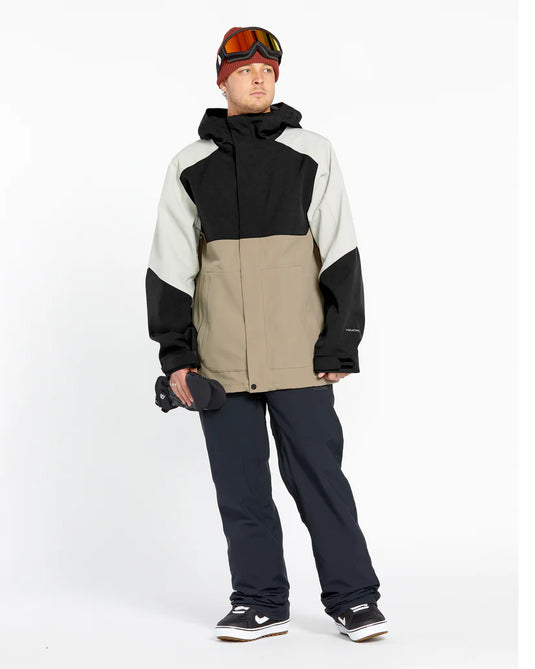 Volcom Men's Brighton Snow Jacket Chestnut Brown G0652516_CNB