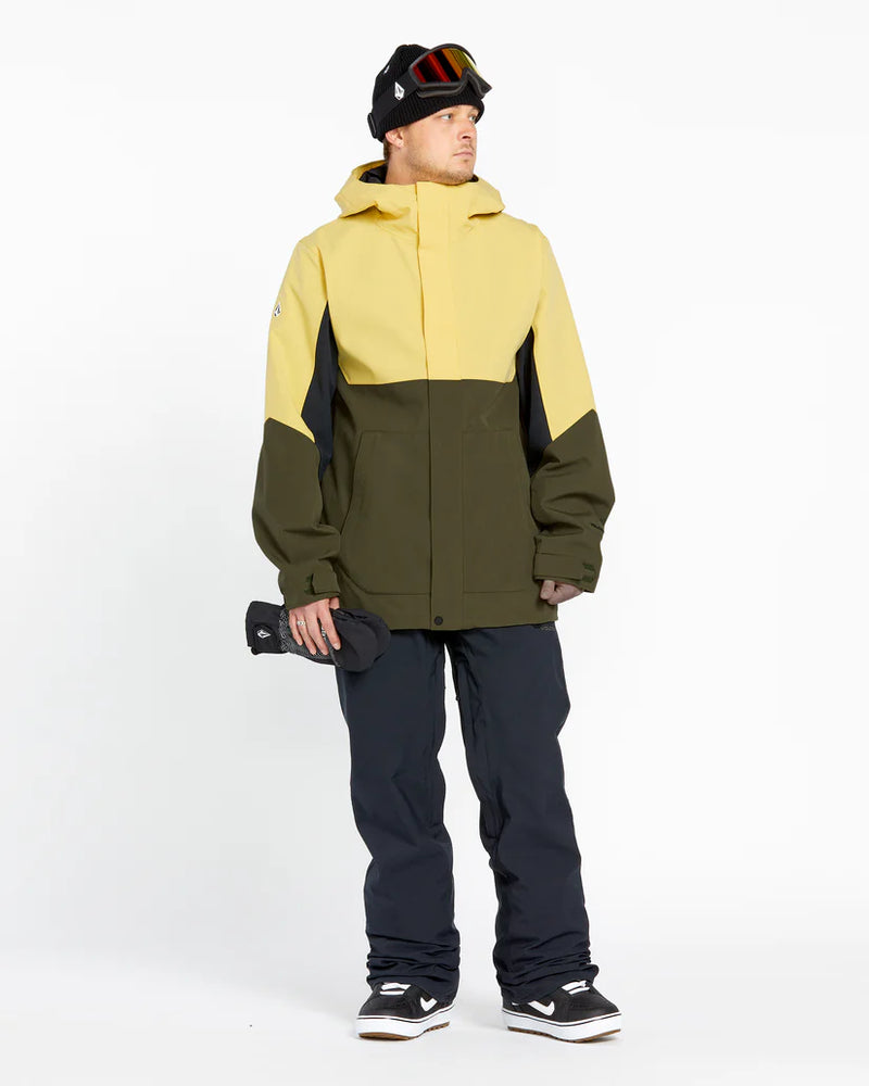 Load image into Gallery viewer, Volcom Men&#39;s Brighton Full Zip Snow Jacket Ivy G0652516_IVY
