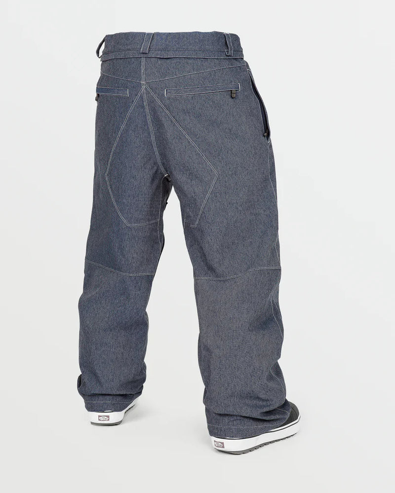 Load image into Gallery viewer, Volcom Men&#39;s Snow Billow Pants Dark Denim G1352510_DRD
