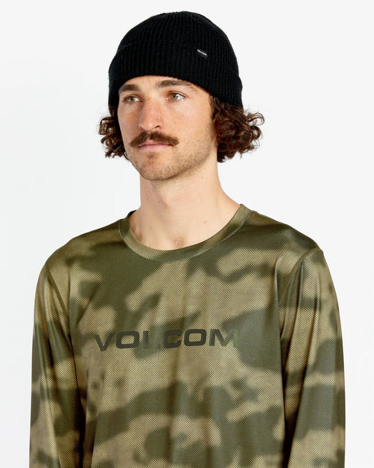 Volcom Men's V-Science Crew Base Layer Camouflage G2152502_CAM