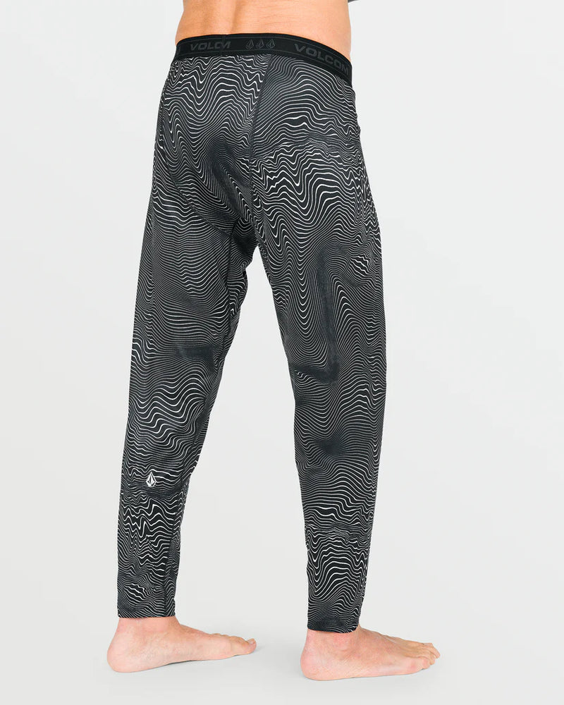 Load image into Gallery viewer, Volcom Men&#39;s V-Science Pants Base Layer Black Print G2252502_BPR
