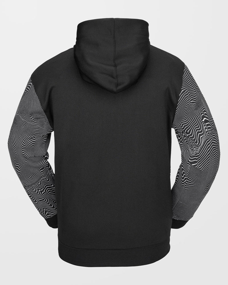 Load image into Gallery viewer, Volcom Men&#39;s Hydro Riding Hoodie Black Print G4152502_BPR
