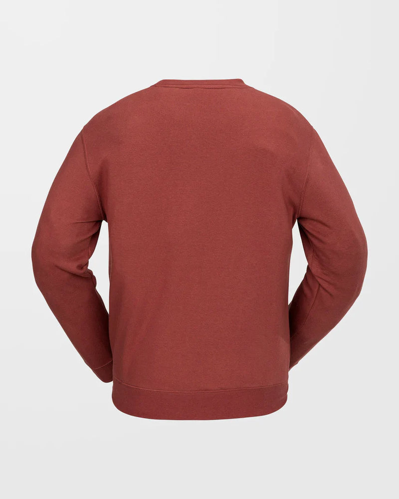 Load image into Gallery viewer, Volcom Men&#39;s Essential Fleece Sweatshirt Redwood G4652501_RWD
