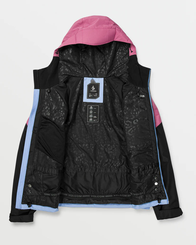 Load image into Gallery viewer, Volcom Women&#39;s Agate Insulated Snow Jacket Crystal Blue H0452510_CRY
