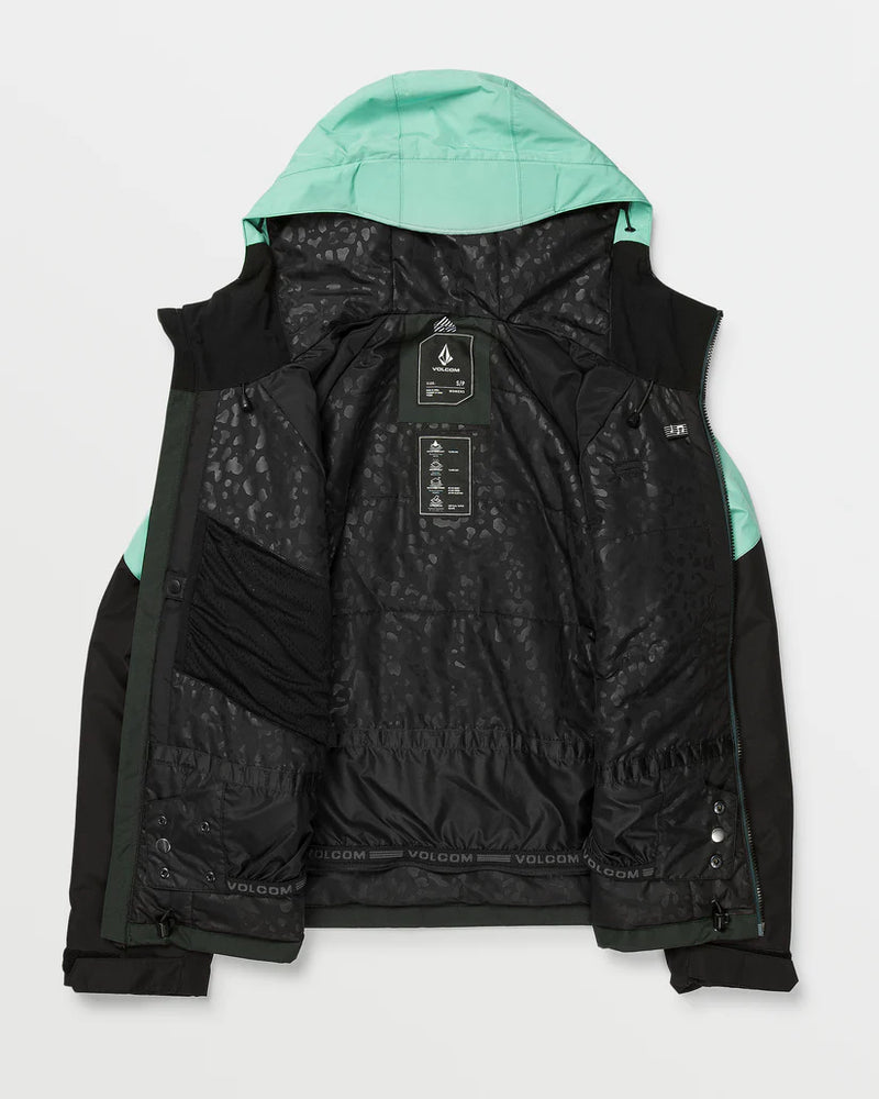 Load image into Gallery viewer, Volcom Women&#39;s Agate Insulated Snow Jacket Scarab H0452510_SCB
