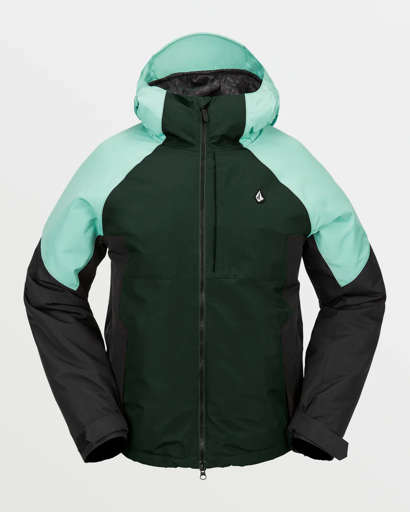 Load image into Gallery viewer, Volcom Women&#39;s Agate Insulated Snow Jacket Scarab H0452510_SCB
