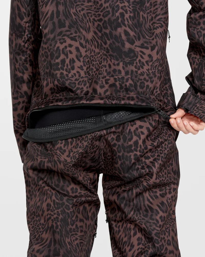 Load image into Gallery viewer, Volcom Women&#39;s Shiloh Snow Suit Leopard H0652503_LEO
