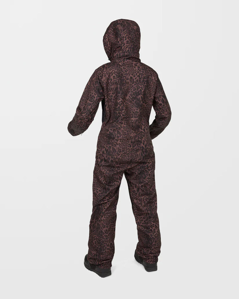 Load image into Gallery viewer, Volcom Women&#39;s Shiloh Snow Suit Leopard H0652503_LEO
