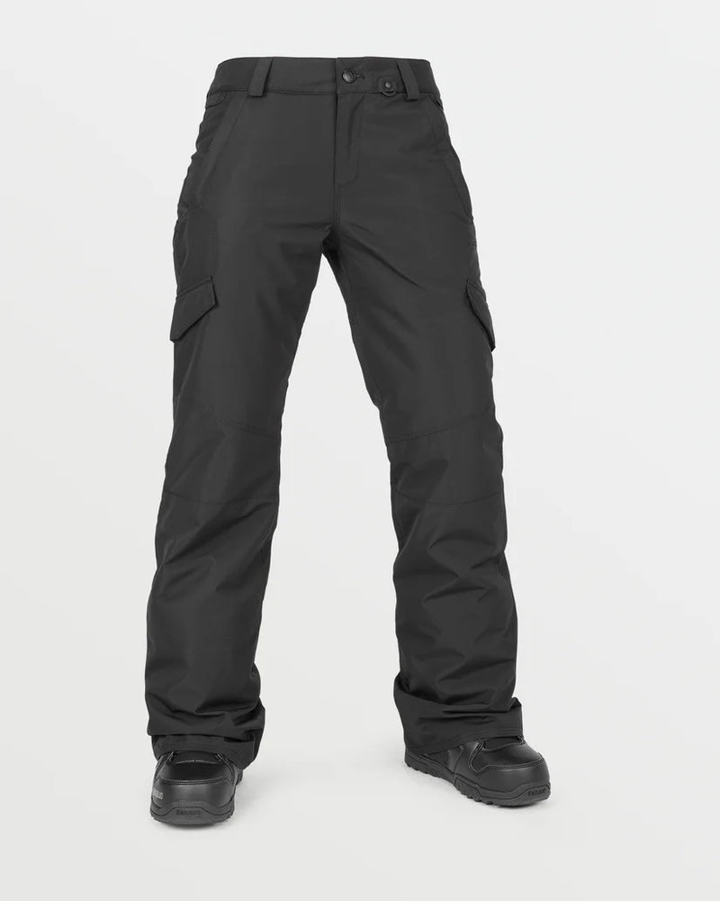 Load image into Gallery viewer, Volcom Women&#39;s Bridger Insulated Snow Pants Black H1252503_BLK
