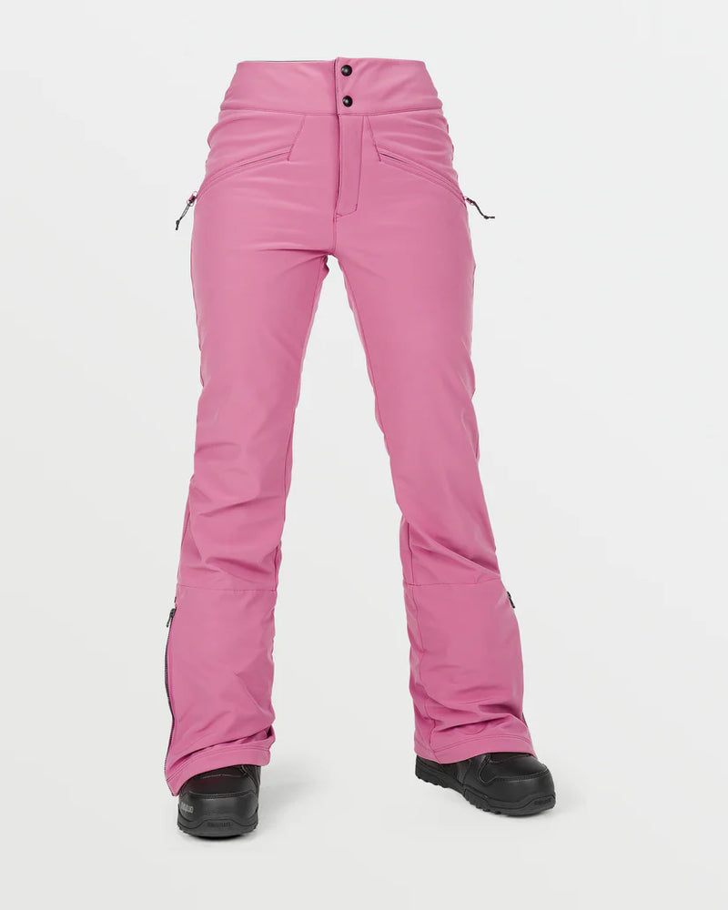 Load image into Gallery viewer, Volcom Women&#39;s Battle Stretch Snow Pants Blurred Violet H1352509_BUV
