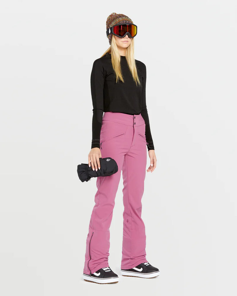 Load image into Gallery viewer, Volcom Women&#39;s Battle Stretch Snow Pants Blurred Violet H1352509_BUV
