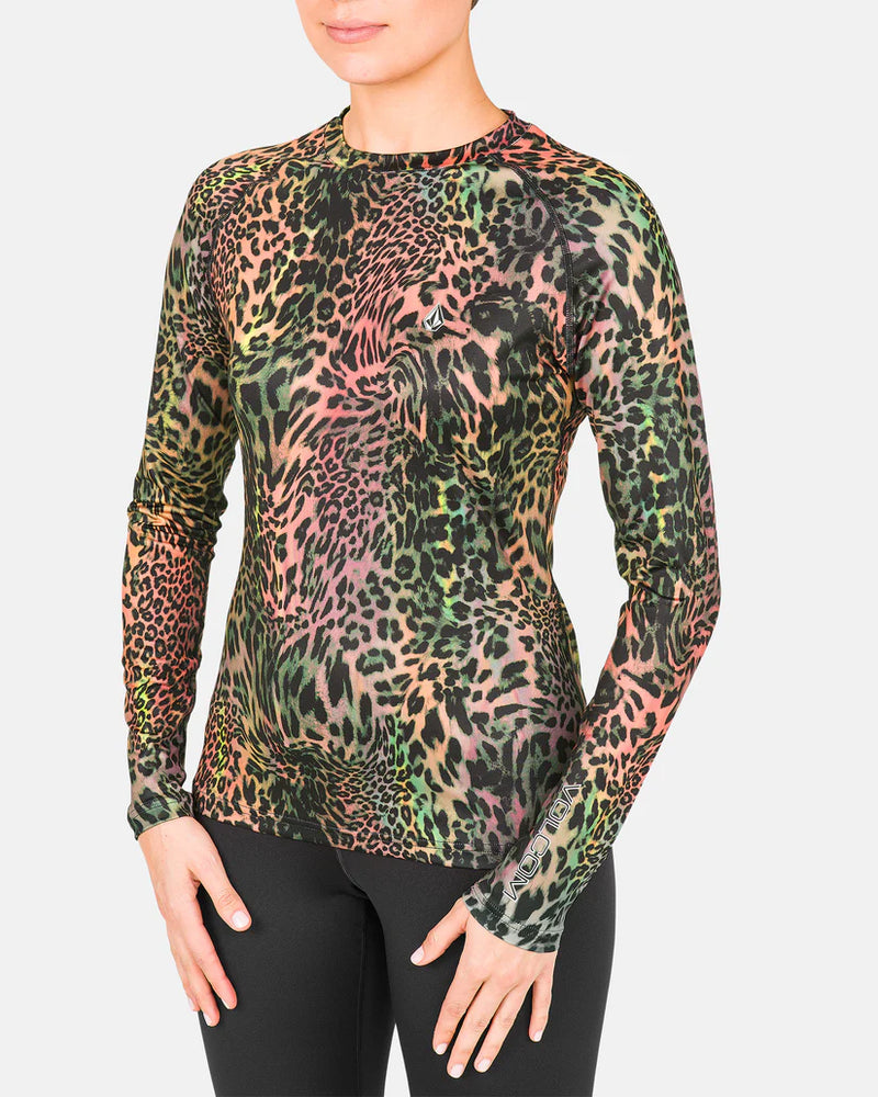 Load image into Gallery viewer, Volcom Women&#39;s V-Science Crew Base Layer Acid H2152502_ACD
