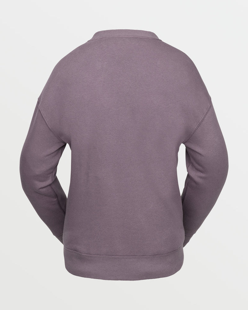 Load image into Gallery viewer, Volcom Women&#39;s Essential Crew Sweatshirt Dusty Lavender H4652501_DLV
