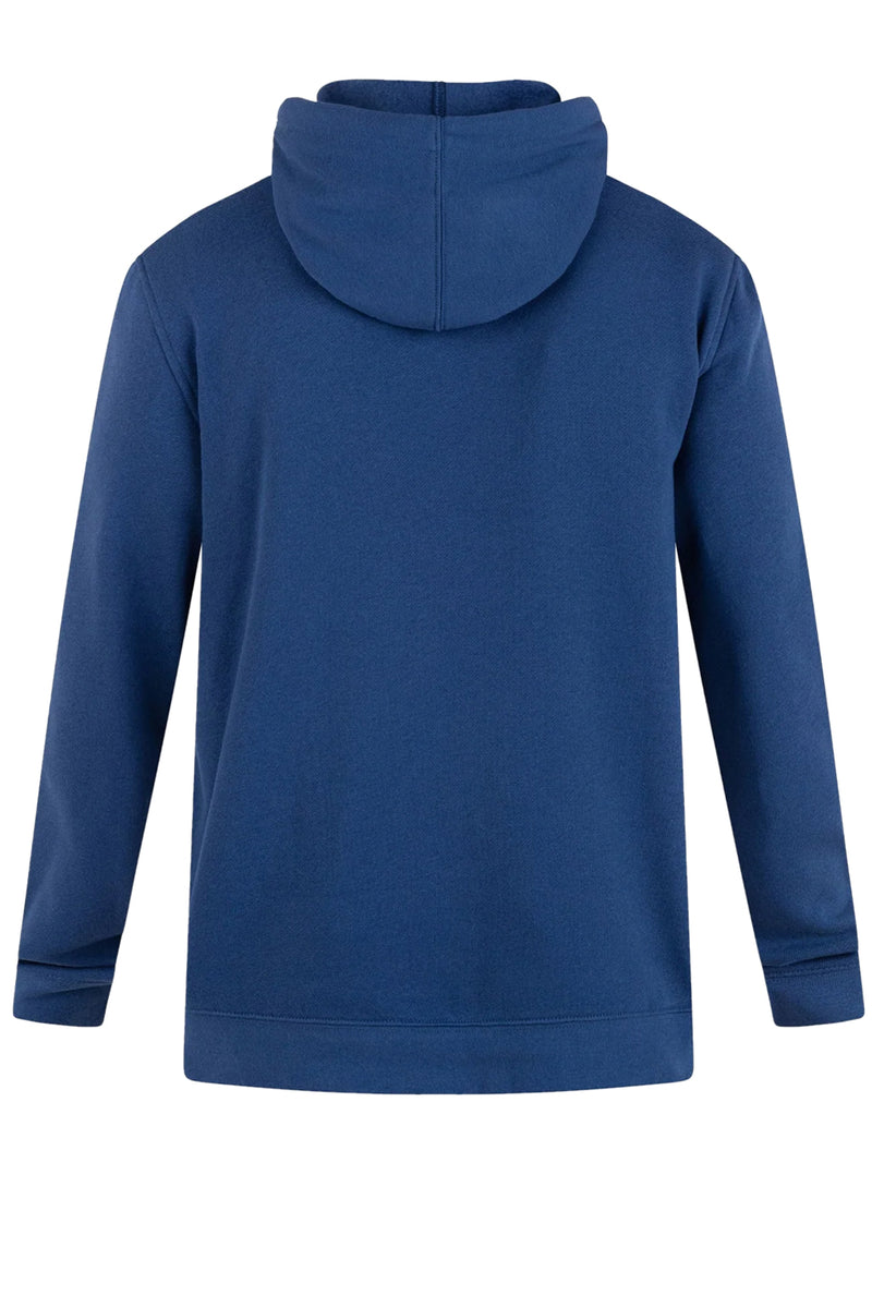 Load image into Gallery viewer, Hurley Men&#39;s One and Only Solid Hoodie Blue  MFT0011590-H4038
