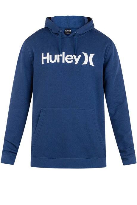 Hurley Men's One and Only Solid Hoodie Blue  MFT0011590-H4038