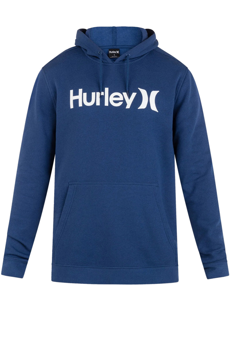 Load image into Gallery viewer, Hurley Men&#39;s One and Only Solid Hoodie Blue  MFT0011590-H4038
