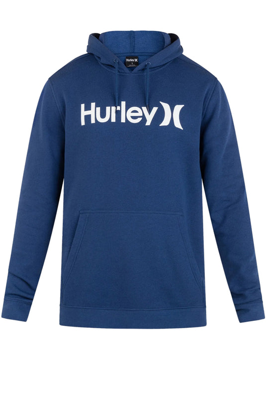 Hurley Men's One and Only Solid Hoodie Blue  MFT0011590-H4038