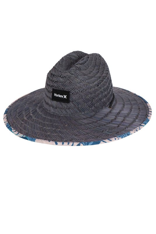 Hurley Men's Java Straw Lifeguard Hat Bue HIHM0227-031