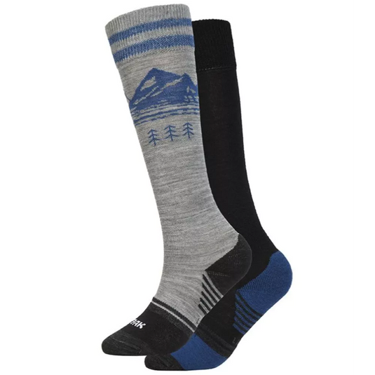 Icepeak Unisex Itasca Socks (2 Pairs) Light Grey 658888500I-220