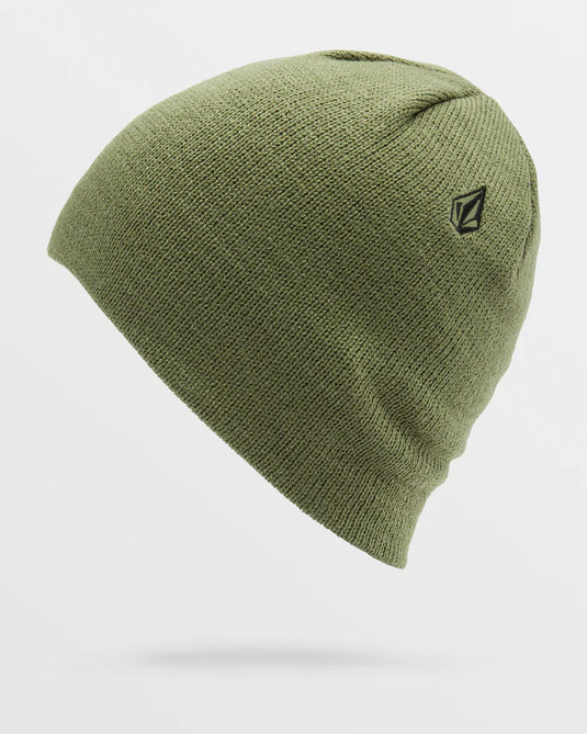 Volcom Men's V.Co Skull Beanie Ivy J5852506_IVY