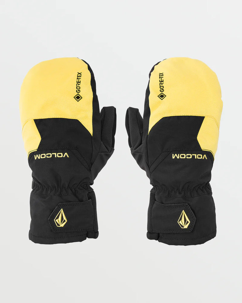 Load image into Gallery viewer, Volcom Men&#39;s Stay Dry GORE-TEX Mittens Dark Yellow J6852505_DKY
