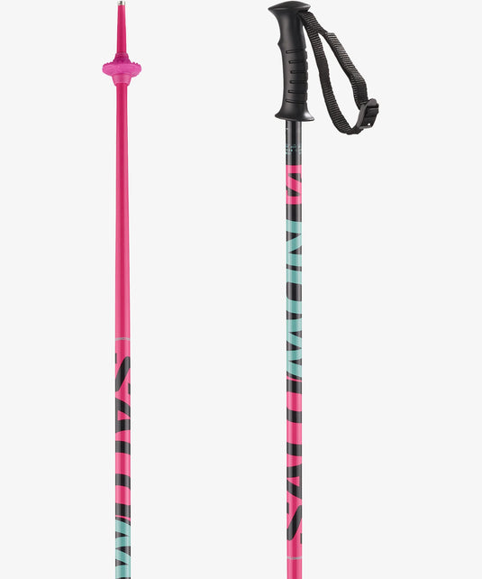 Salomon Kid's Kaloo 100 Alpine Poles Pink L41174700