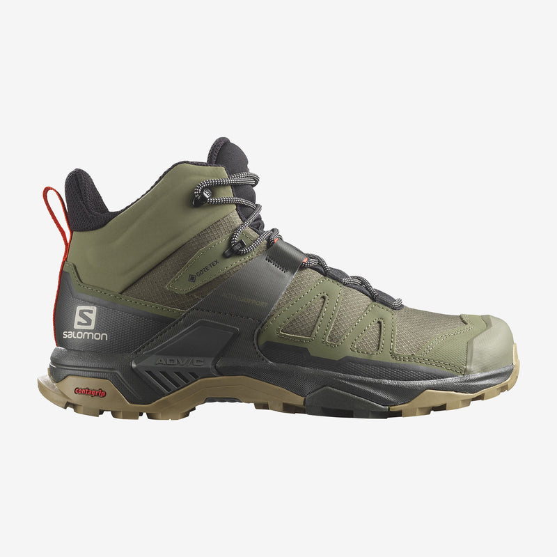 Load image into Gallery viewer, Salomon Men&#39;s X Ultra 4 Mid Gore-Tex Hiking Shoes Deep Lichen/Green Peat/Kelp L41739800
