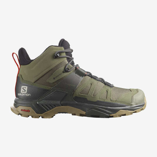 Salomon Men's X Ultra 4 Mid Gore-Tex Hiking Shoes Deep Lichen/Green Peat/Kelp L41739800