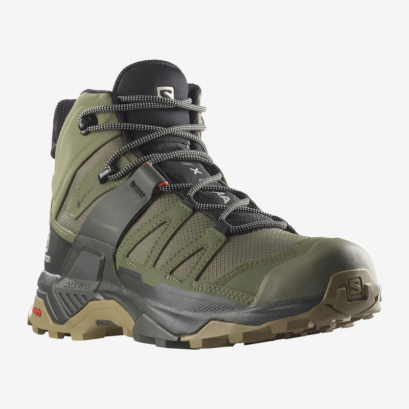 Load image into Gallery viewer, Salomon Men&#39;s X Ultra 4 Mid Gore-Tex Hiking Shoes Deep Lichen/Green Peat/Kelp L41739800
