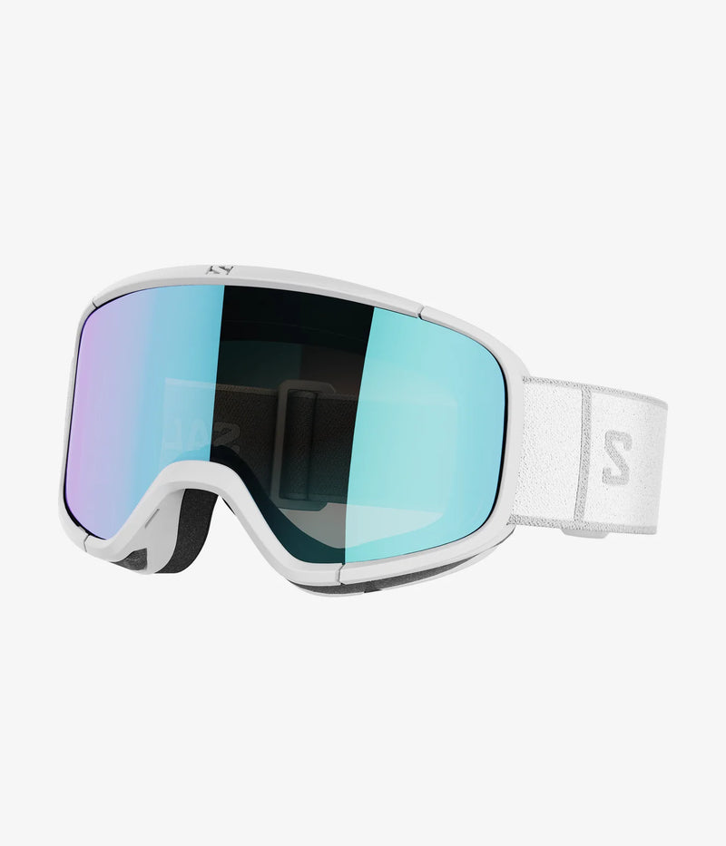 Load image into Gallery viewer, Salomon Unisex Aksium 2.0 Goggles White/Mid Blue L41778500
