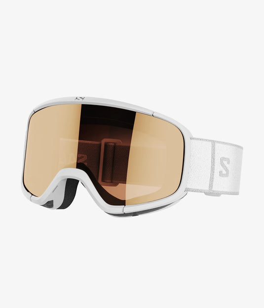 Salomon Unisex Aksium 2.0 Access Goggles White/Tonic Orange S2 L41783100