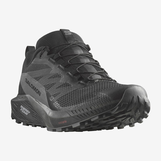 Salomon Men's Sense Ride 5 Gore-Tex Trail Shoes Black/Magnet/Black L47147200