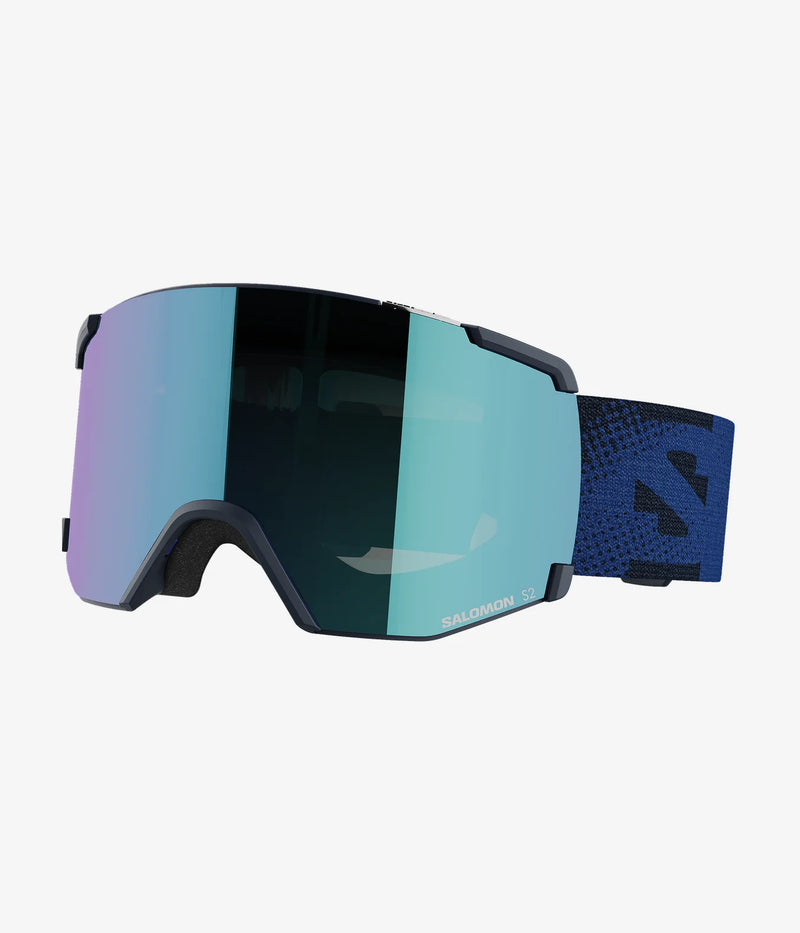 Load image into Gallery viewer, Salomon Unisex S/View Goggles Dress Blue/Mid Blue S2 L47252600
