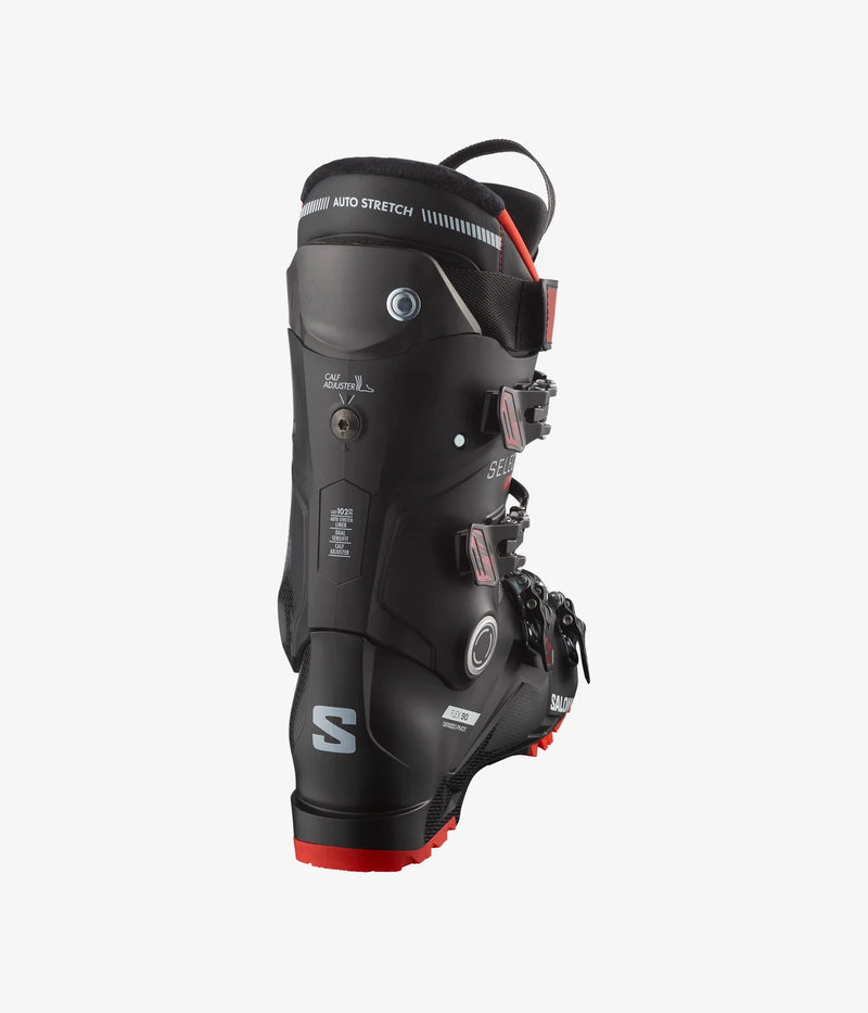 Load image into Gallery viewer, Salomon Men&#39;s Select Hv 90 Ski Boots Black/Red/Beluga L47342800
