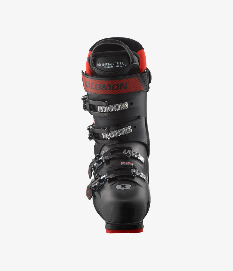 Load image into Gallery viewer, Salomon Men&#39;s Select Hv 90 Ski Boots Black/Red/Beluga L47342800
