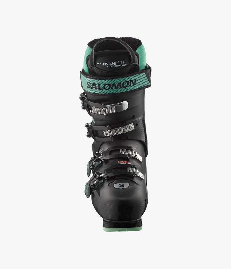 Load image into Gallery viewer, Salomon Women&#39;s Select HV 80 Ski Boots Black/Spearmint/Beluga L47343100
