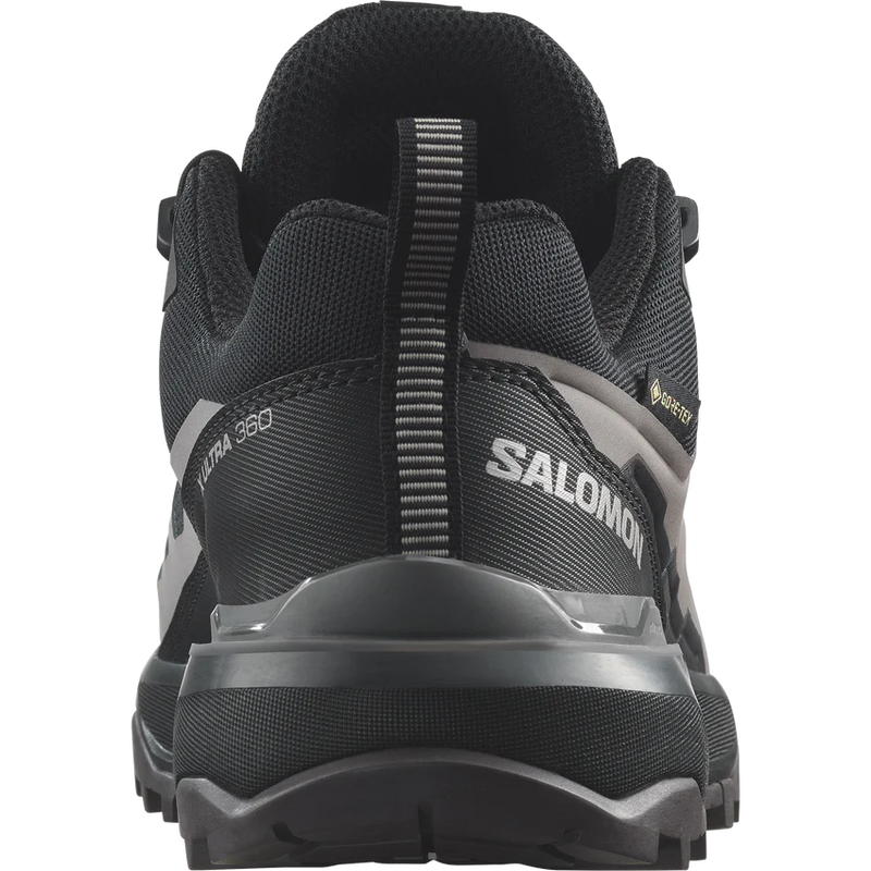 Load image into Gallery viewer, Salomon Women&#39;s X Ultra 360 Gore-Tex Hiking Shoes Black/Plum Kitten/Shale L47449200
